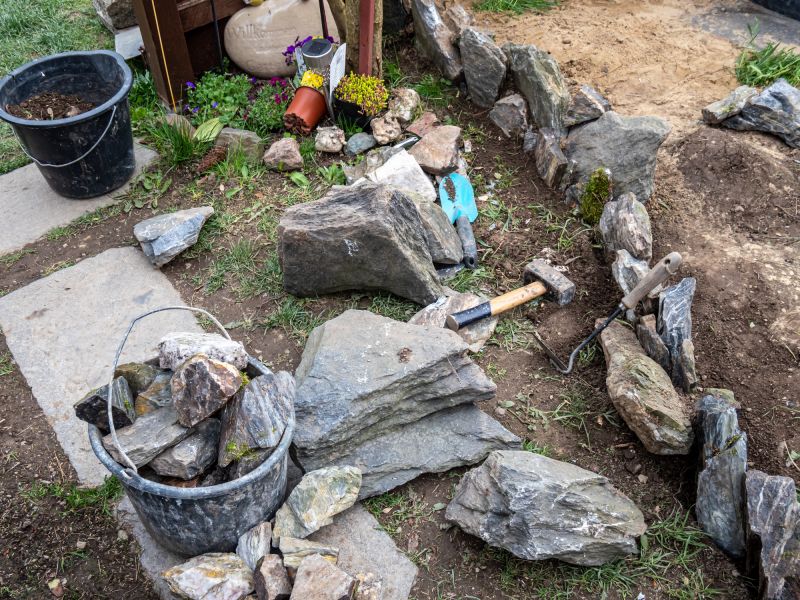 Rock Garden Installation