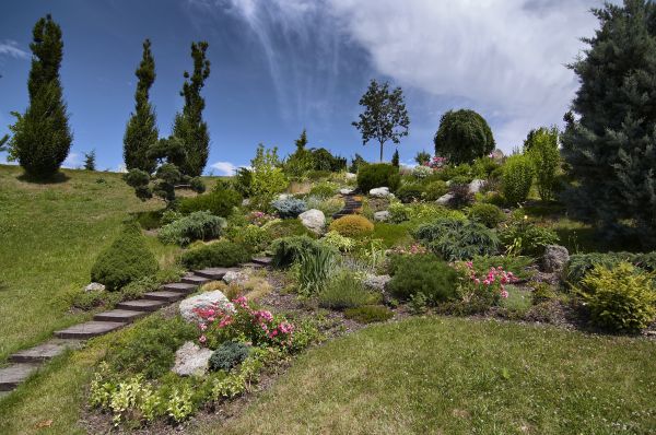 Steep Terrain Landscaping in Chesterfield
