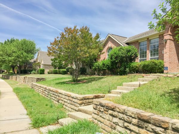 Sloped Yard Landscaping in Chesterfield